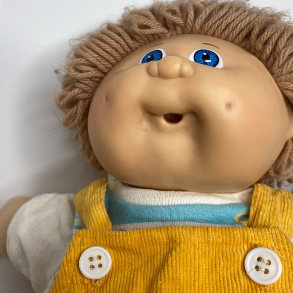 Cabbage Patch Kids Vintage 1978 - 1982 16" Doll Blonde Hair Blue Eyes Curly Hair - Picture 3 of 9
